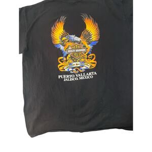 Vintage Harley-Davidson T-Shirt | Puerto Vallarta, Mexico | Eagle Graphic | XL